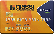 Cartões aceitos Giassi