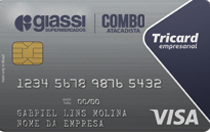 Cartões aceitos Giassi