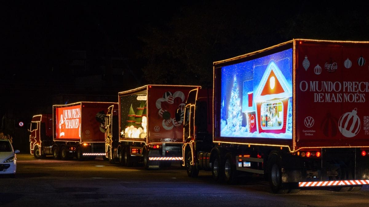 Combo Criciúma recebe Caravana de Natal da Coca-Cola