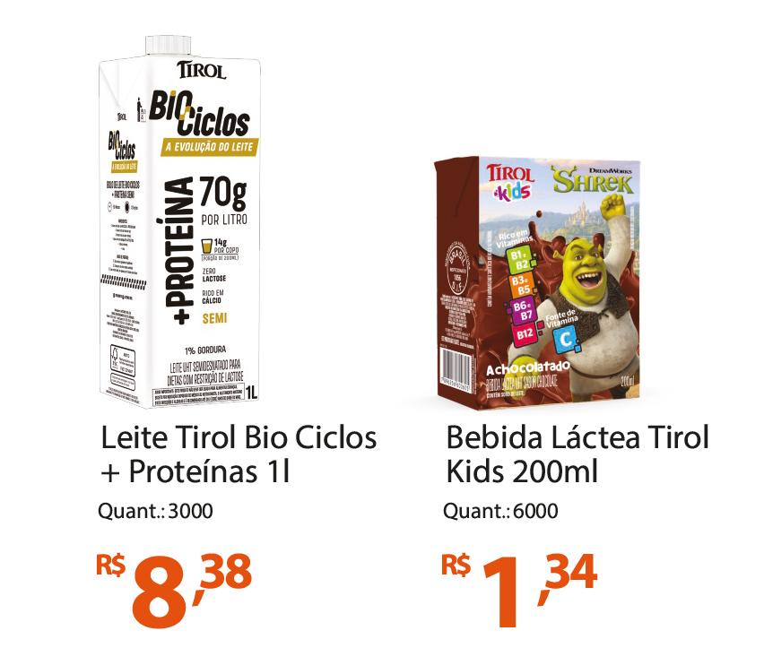 Compra Solidária de fevereiro conta com os produtos da Tirol 