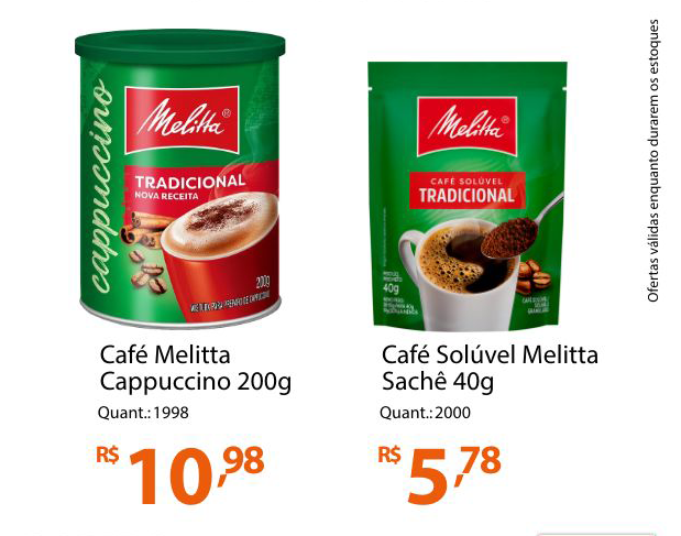 Melitta no projeto Compra Solidária de maio