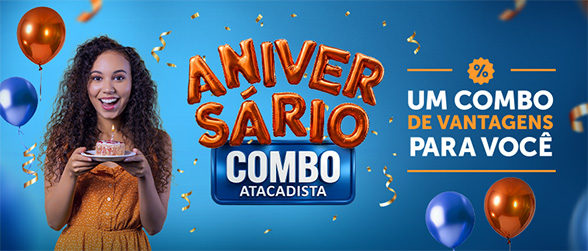 Aniversário Combo: um combo de vantagens para você!